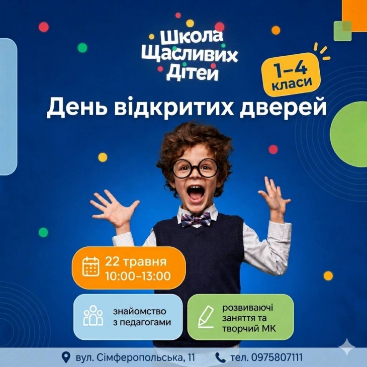 День відкритих дверей у «Школі Щасливих Дітей»