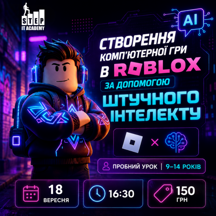 Створення гри в Roblox за допомогою штучного інтелекту
