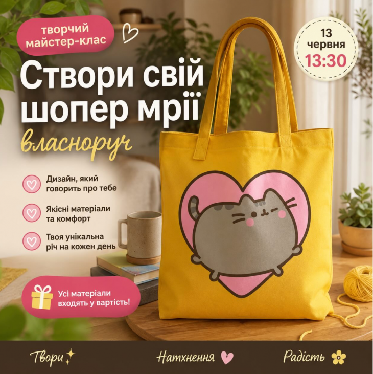 Майстер-клас «Шопер мрії» Майстер-клас «Шопер мрії»
