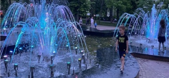 Фонтан у сквері ім. Івана Котляревського