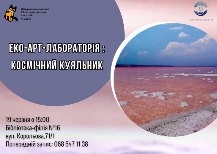 Эко-арт-аппликация «Розовый лиман на закате»