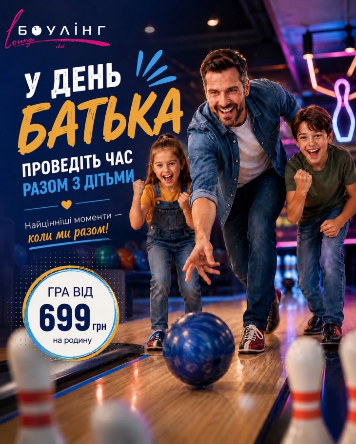 День отца в Lounge боулинг club День отца в Lounge боулинг club