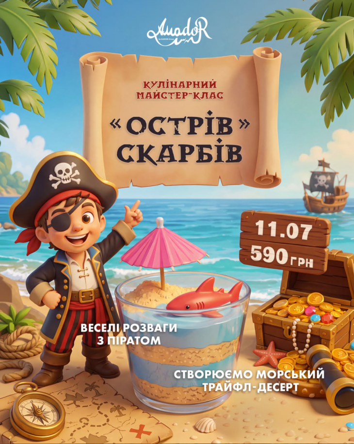 Кулинарный мастер-класс «Остров сокровищ» Кулинарный мастер-класс «Остров сокровищ»