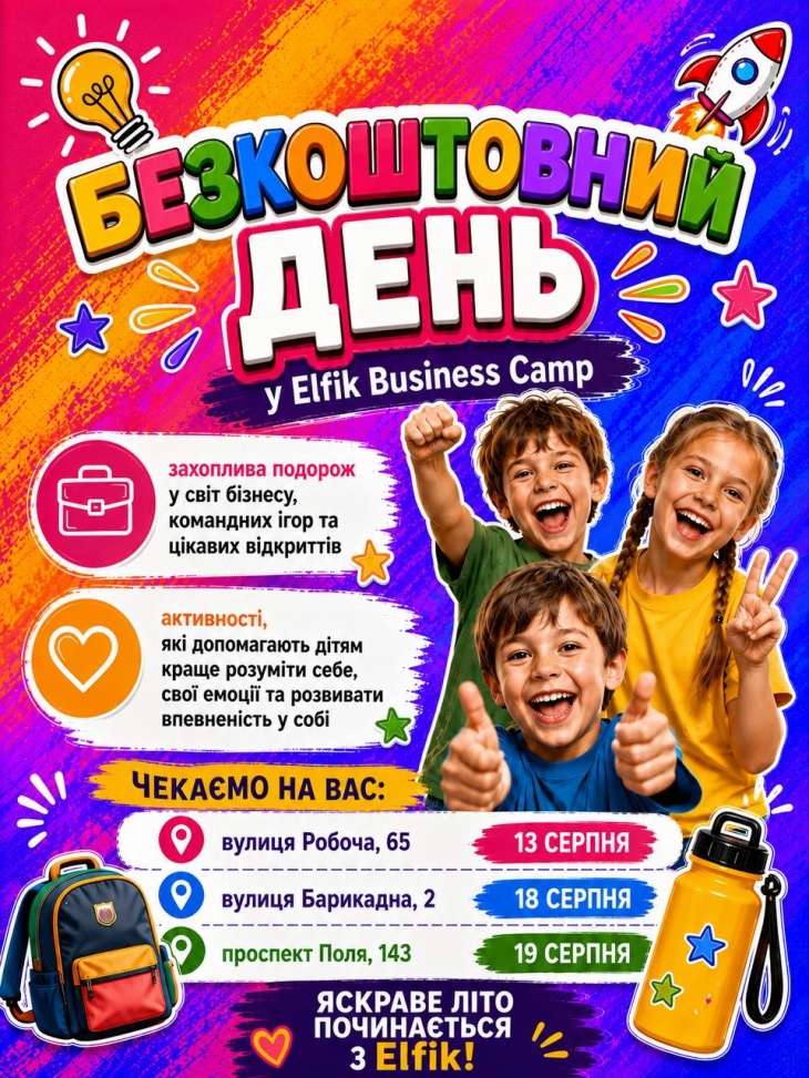 День відкритих дверей у Elfik Business Camp День відкритих дверей у Elfik Business Camp
