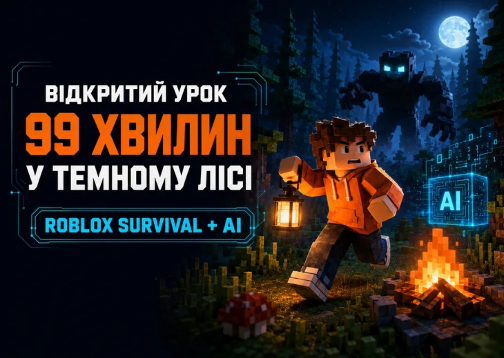 Створення гри «99 ночей у темному лісі: Roblox Survival» з AI Створення гри «99 ночей у темному лісі: Roblox Survival» з AI