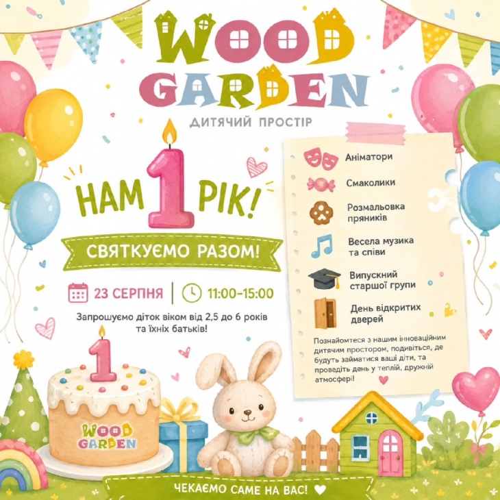 День відкритих дверей у "Wood Garden" День відкритих дверей у "Wood Garden"