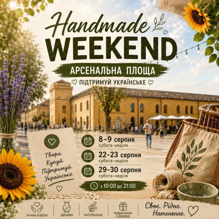 Handmade Weekend на Арсенальній Handmade Weekend на Арсенальній