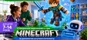 Створення персонажа з Minecraft за допомогою Штучного інтелекту