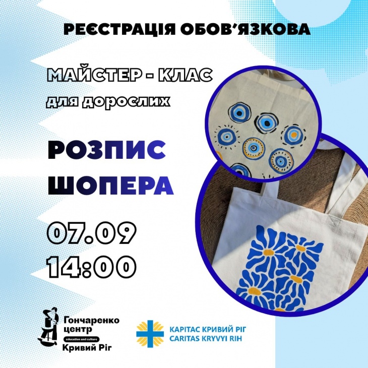 МАЙСТЕР-КЛАС ІЗ РОЗПИСУ ШОПЕРА