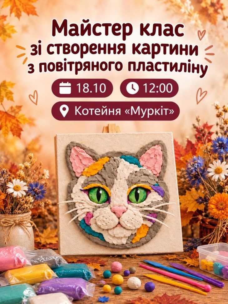 Майстер-клас в «Котейні Муркіт»