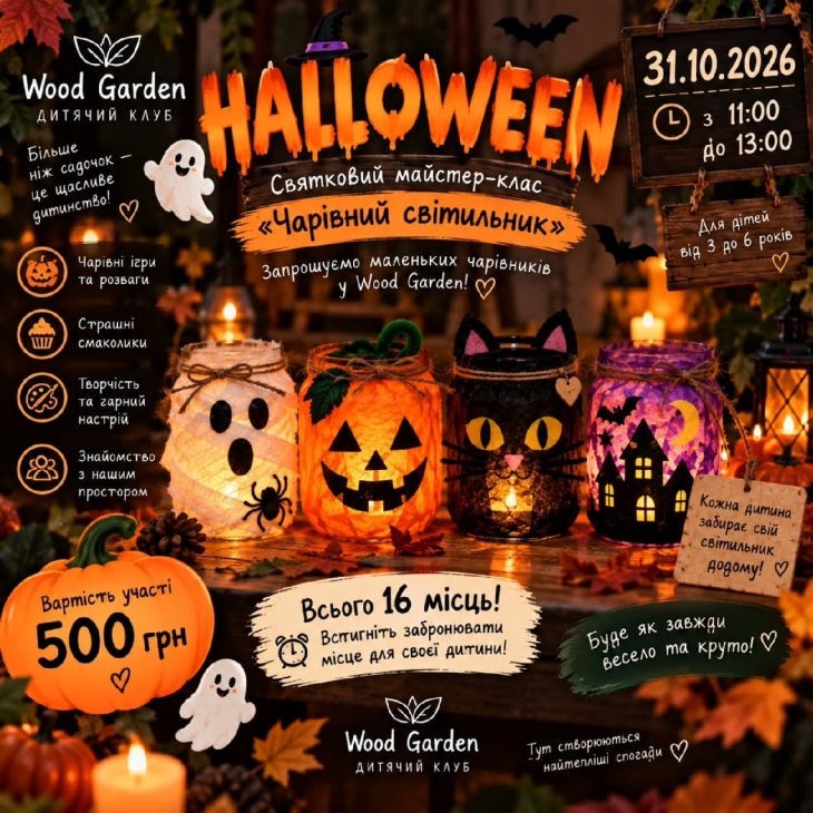 Halloween у Wood Garden