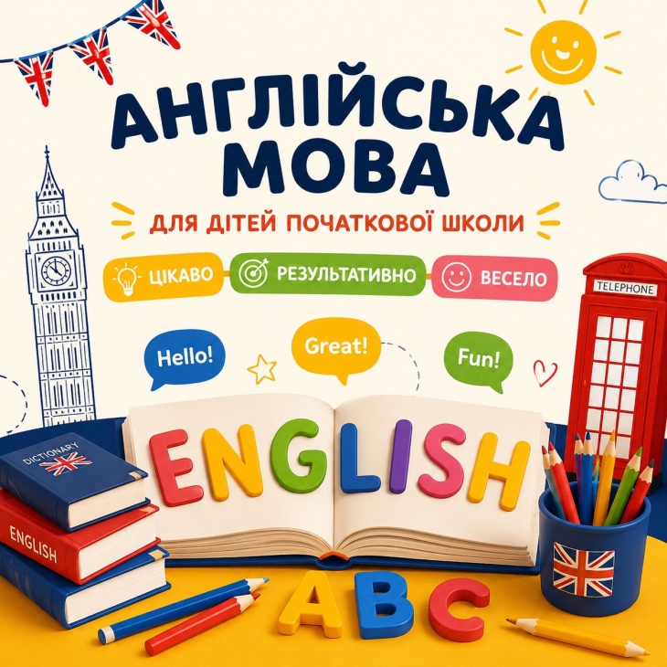 Англійська для дітей початкової школи Англійська для дітей початкової школи