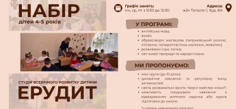Студия всестороннего развития ребенка "Эрудит"