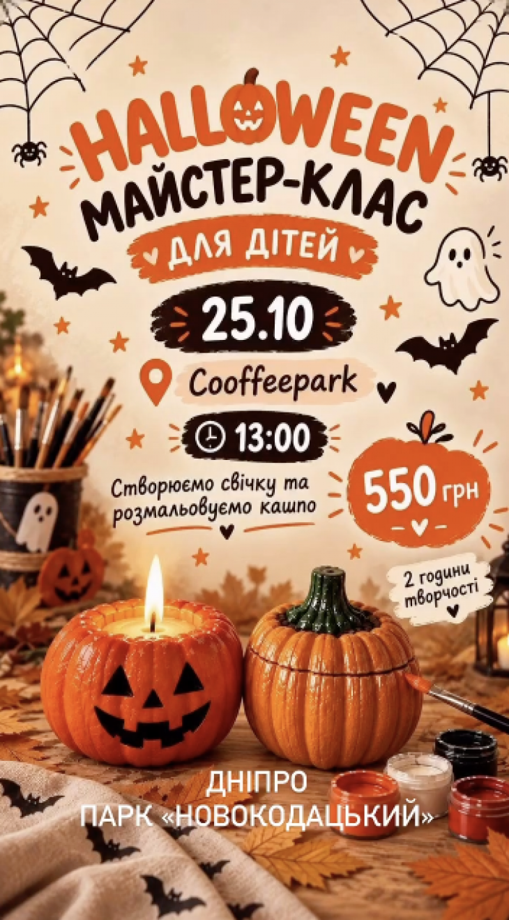 Halloween мастер-класс для детей