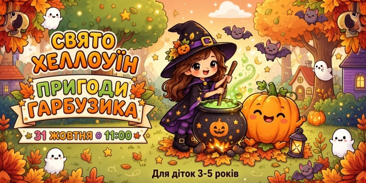 Запрошуємо на найвеселіше свято осені — «Пригоди Гарбузика» Запрошуємо на найвеселіше свято осені — «Пригоди Гарбузика»