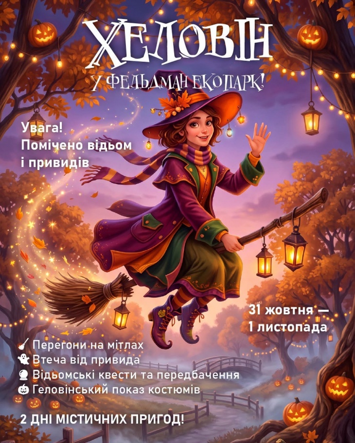 Halloween у Фельдман Екопарк