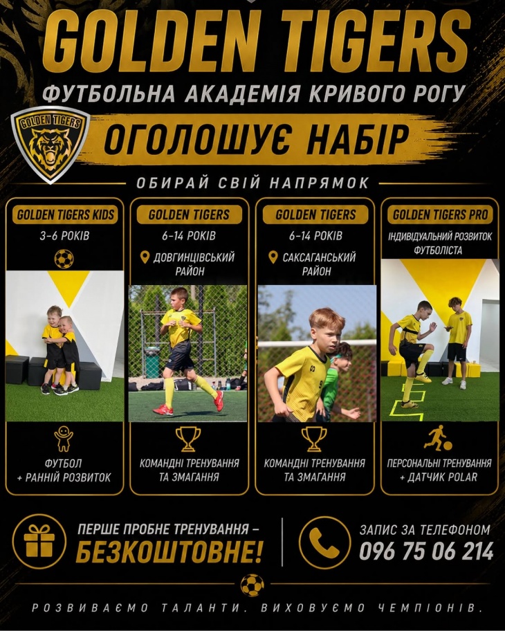 Футбольна академія GOLDEN TIGERS Футбольна академія GOLDEN TIGERS