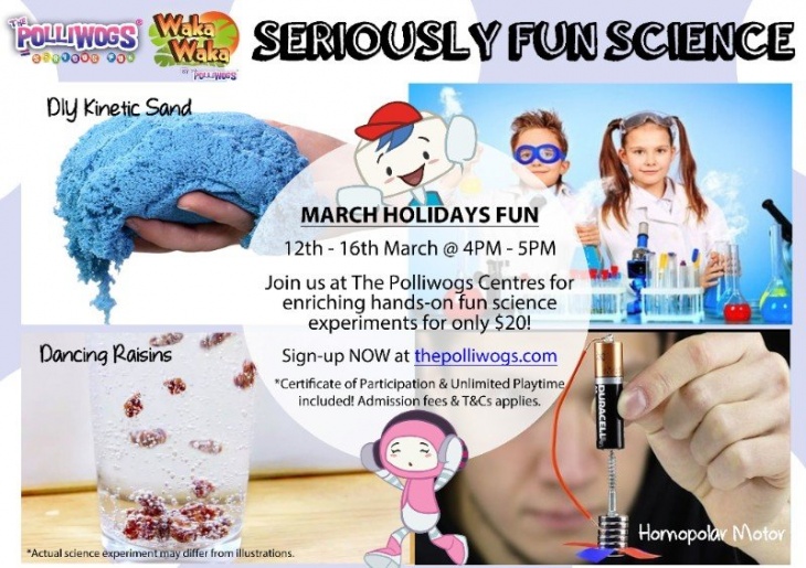 Holiday Program: Seriously Fun Science II at Waka Waka by The Polliwogs