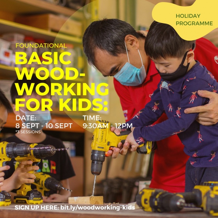 3-Day Basic Woodworking For Kids