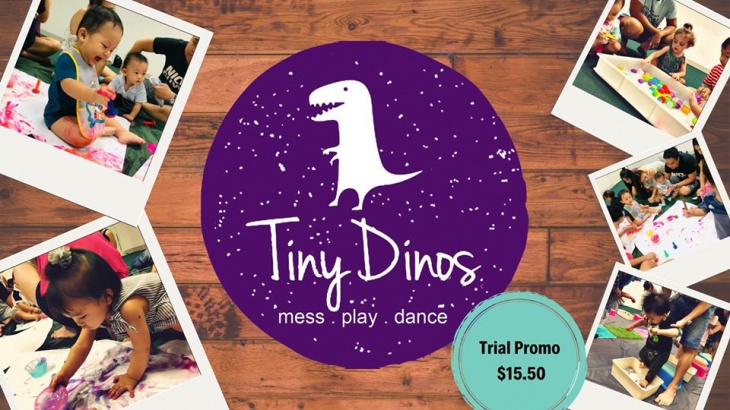 TinyDinos Sensory Playgroup for 6 to 24months!