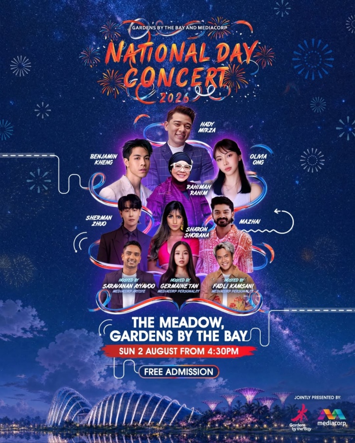 Gardens By The Bay and Mediacorp National Day Concert