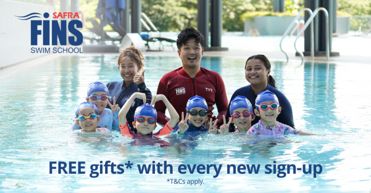 FINS Swim School lessons @Safra