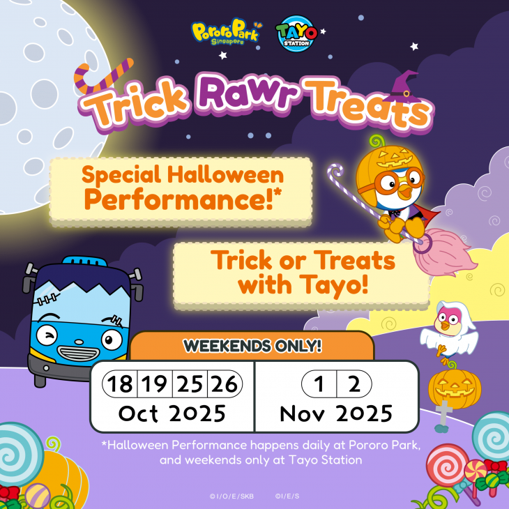 Trick Rawr Treat @Pororo Park Singapore