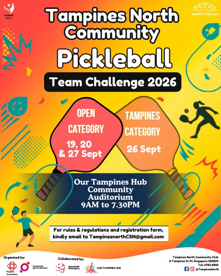 Tampines North CSN Community Pickleball Team Challenge