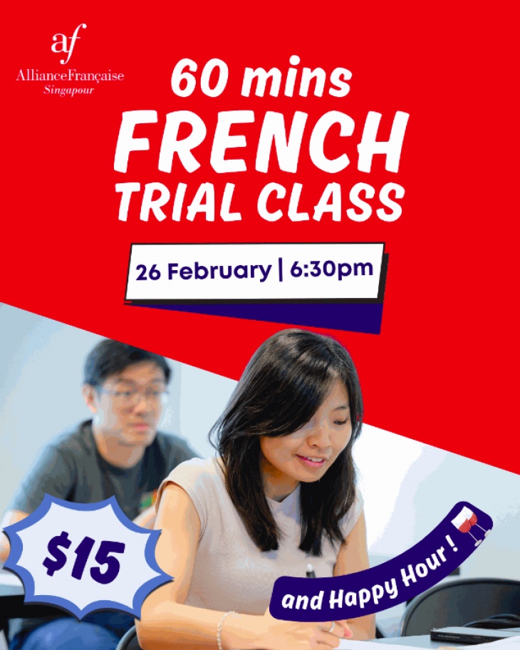 Free Trial Class @Alliance Francaise de Singapour