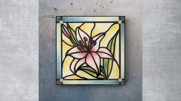 Get Crafty! – Stained Glass Inspired Coaster
