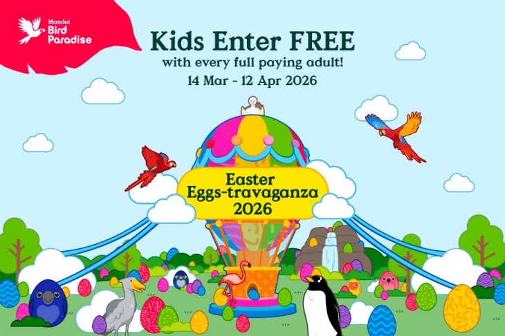 Easter Kids Enter Free @Jurong Bird Park