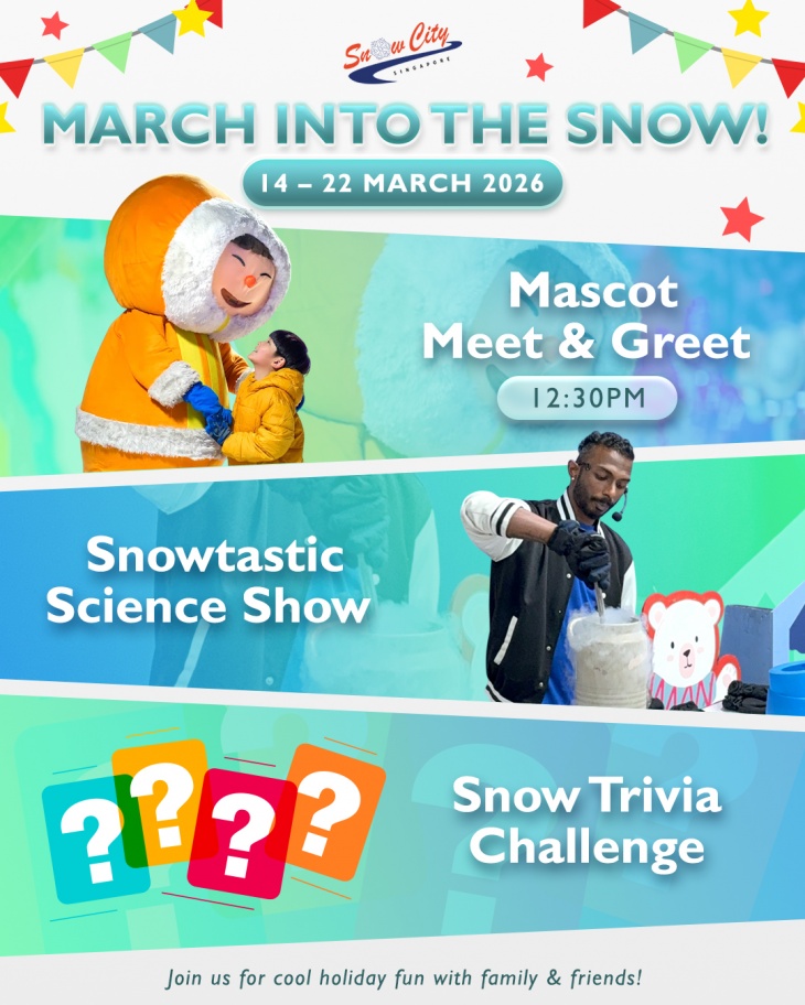 Celebrate the 1-Week School Holiday or Hari Raya Puasa @Snow City