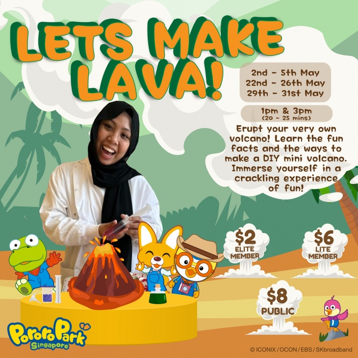 Let's make LAVA @Pororo Park Singapore