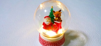 Get Crafty! – Christmas LED Globe by Happy Hands Can