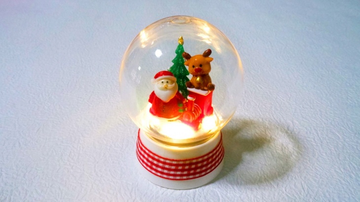 Get Crafty! – Christmas LED Globe by Happy Hands Can
