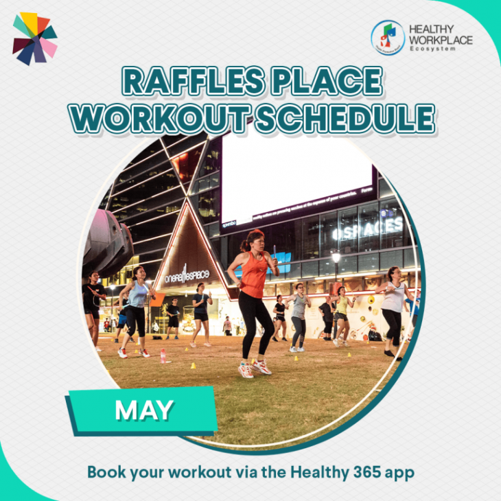 Workout in Raffles Place Workout in Raffles Place