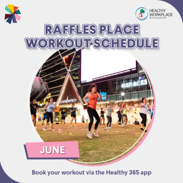 Workout in Raffles Place