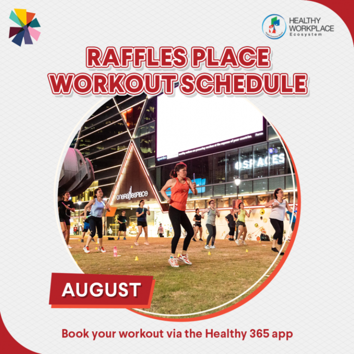 Workout in Raffles Place