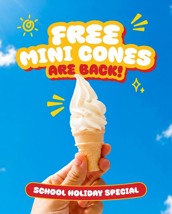 FREE Mini Cones at McDonald's FREE Mini Cones at McDonald's
