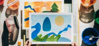 Screenprinting Workshop | Flocked Landscapes