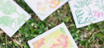 Arty Afternoon | Garden City Sights: Postcard Monotypes