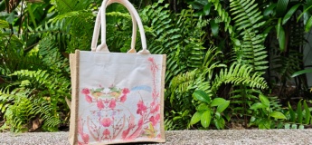 Get Crafty! – Spring Blossoms Decoupage Bag