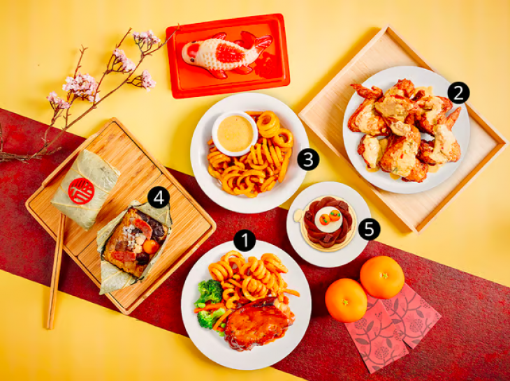 Chinese New Year festive menu Chinese New Year festive menu