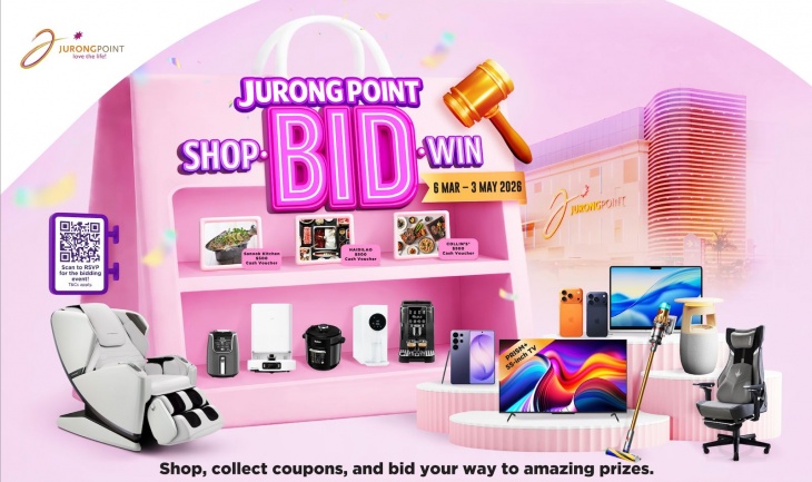 Shop, Bid and Win: Jurong Point’s Annual e-Bidding Bonanza Returns with Over $50,000 in Prizes