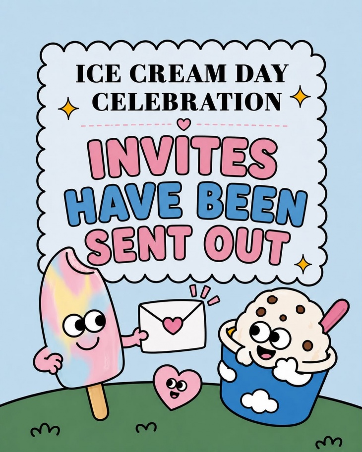 Ice Cream Day Celebration Ice Cream Day Celebration