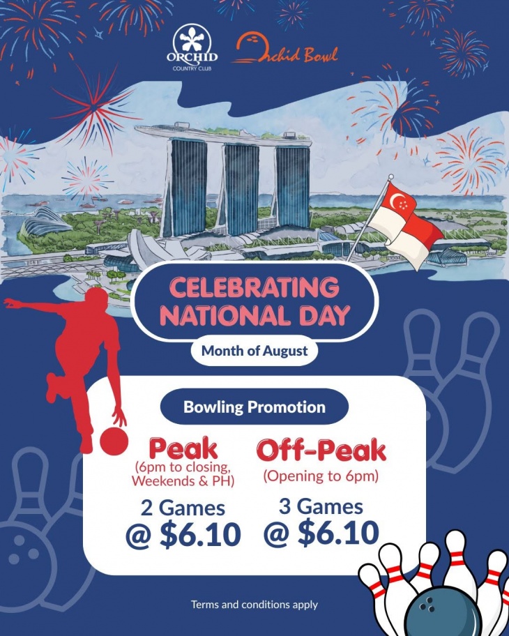 National Day at Orchid Bowl