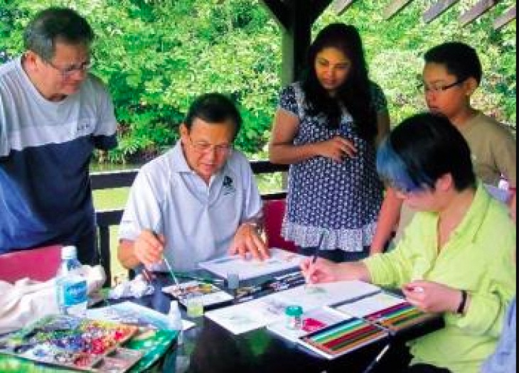 Nature Sketching in the Gardens