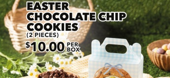 Easter Chocolate Chip Bookies