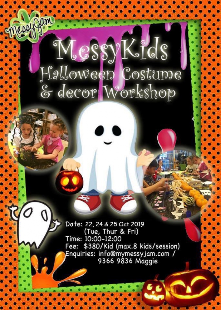 Messy Kids Halloween Costume & Decor Workshop
