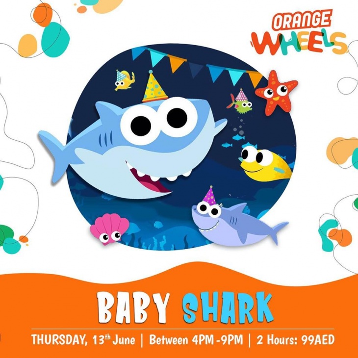Baby Shark Orange Wheels Tickikids Abu Dhabi Baby Shark Orange Wheels Tickikids Abu Dhabi